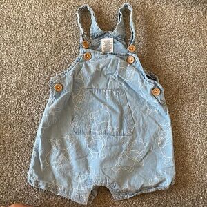 NWOT Disney Baby Boy Winnie the Pooh Overalls Blue |6-9 months